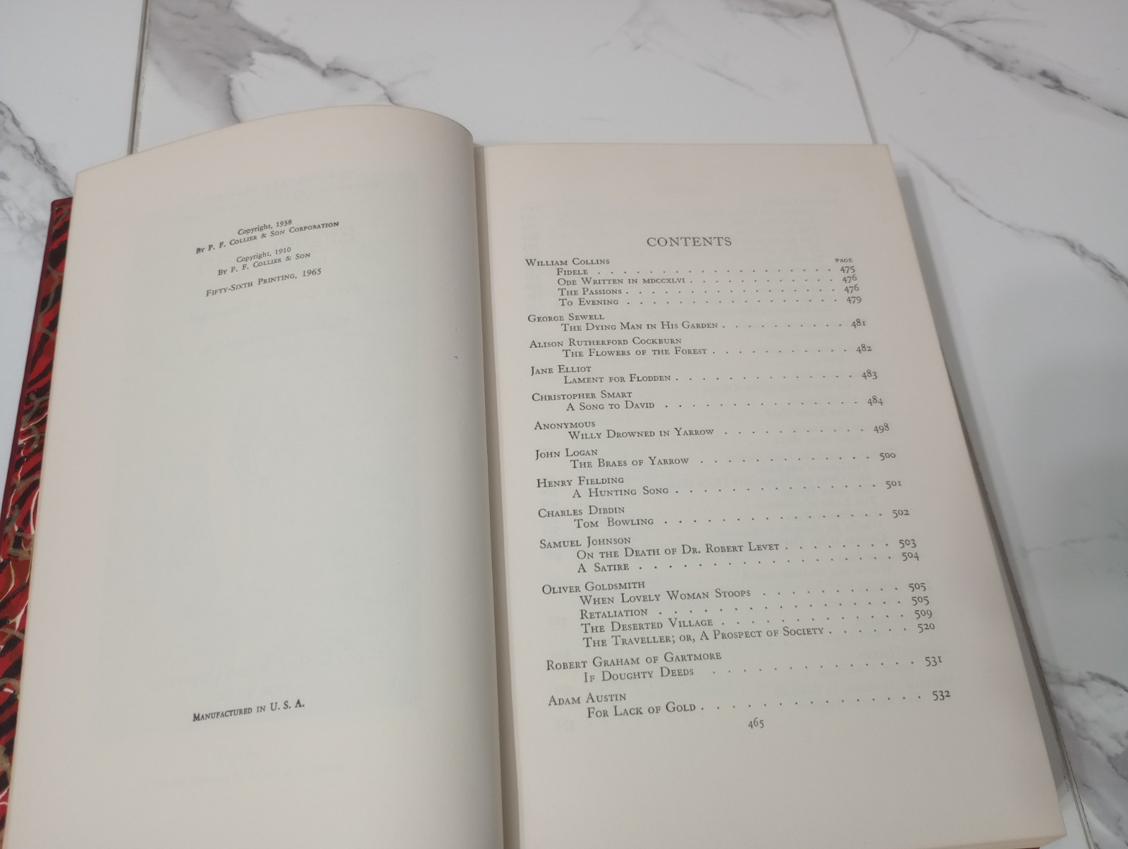 Harvard Classics English Poetry Vol 2 #41 56th Printing 1963 Collins Fitzgerald