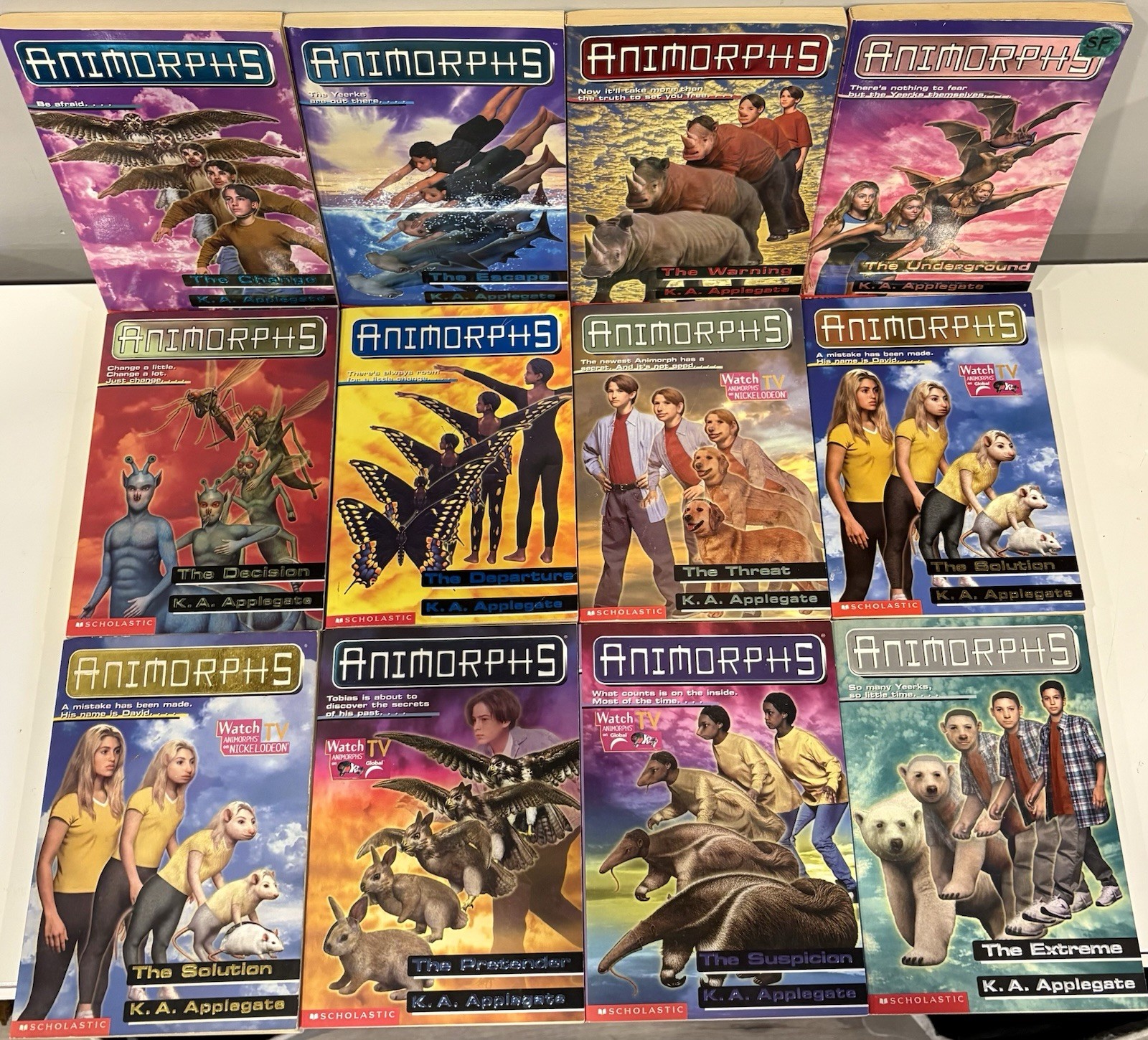 Animorphs Books Lot of 51 Series Set 46 + 5 Extras Applegate No Duplicates