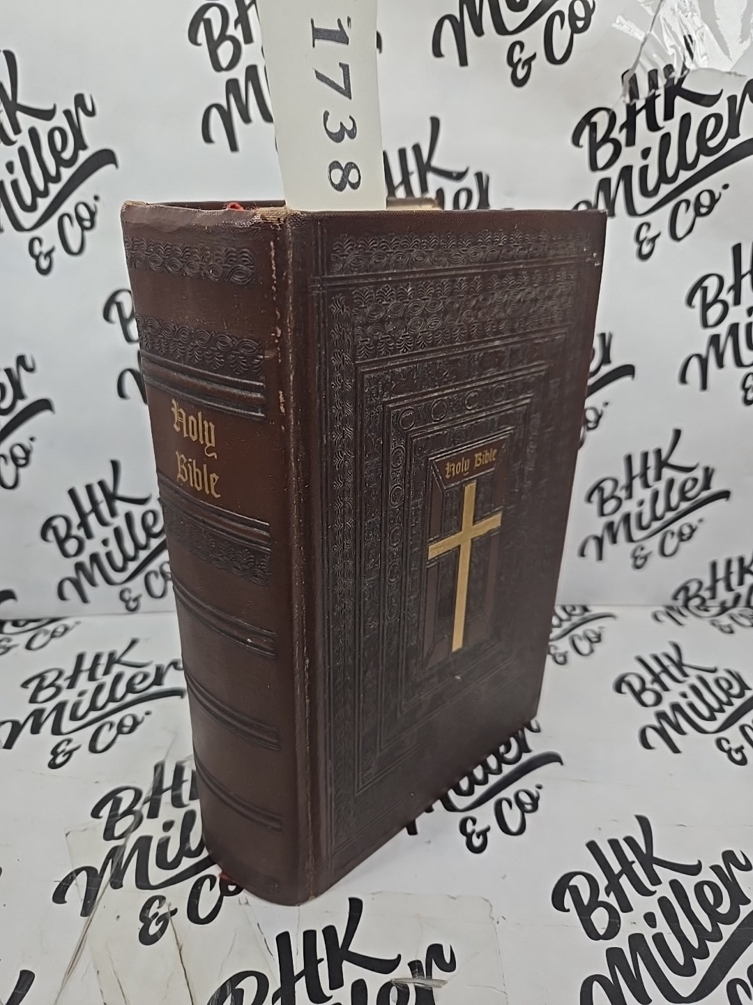 Catholic Family Edition Holy Bible John J Crawley 1953 HC Illustrated Spellman