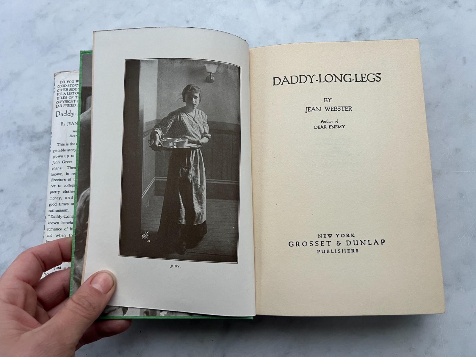 “Daddy Long Legs” Jean Webster 1912 Hardcover w/ Dust Jacket Book