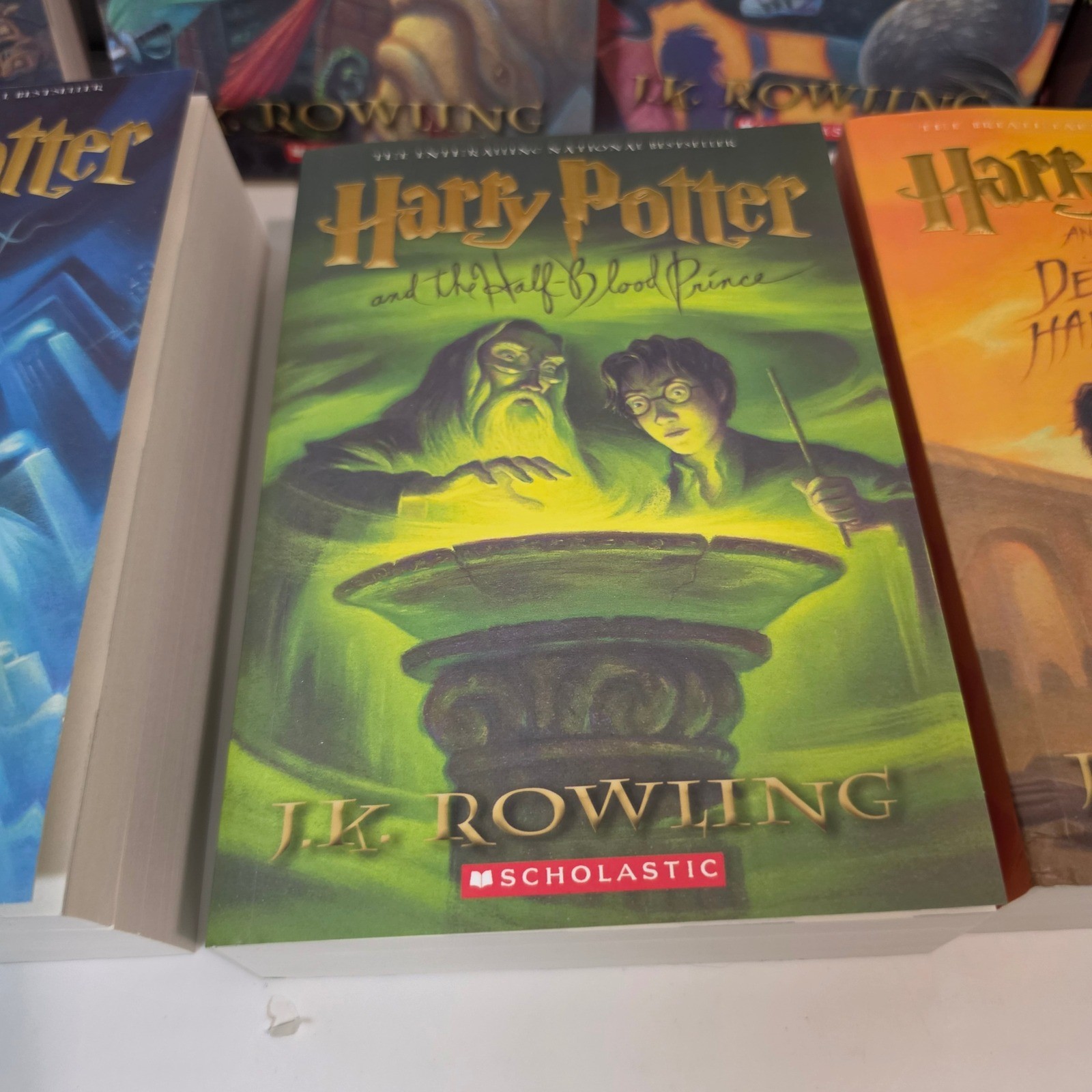 Harry Potter Complete Series 1-7 Paperback Book Set JK Rowling Scholastic