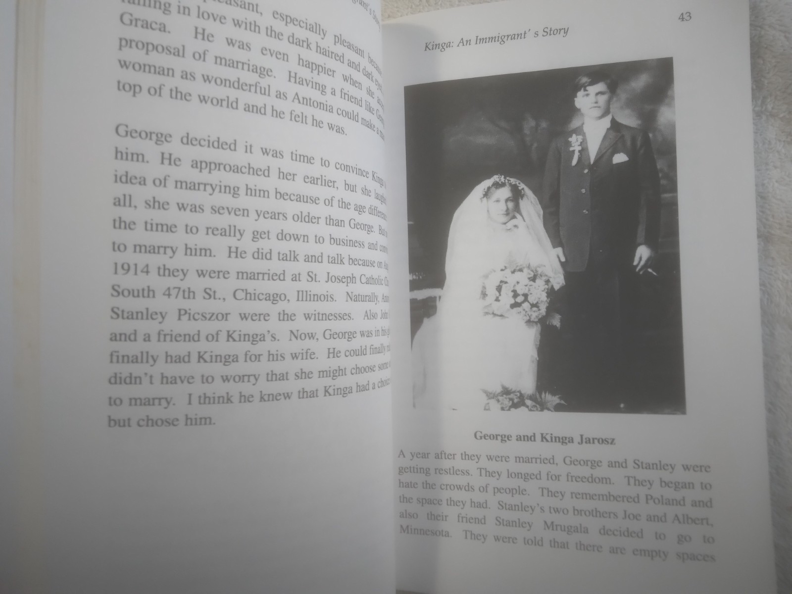 Kinga: An Immigrant’s Story Paperback by Adeline Staron