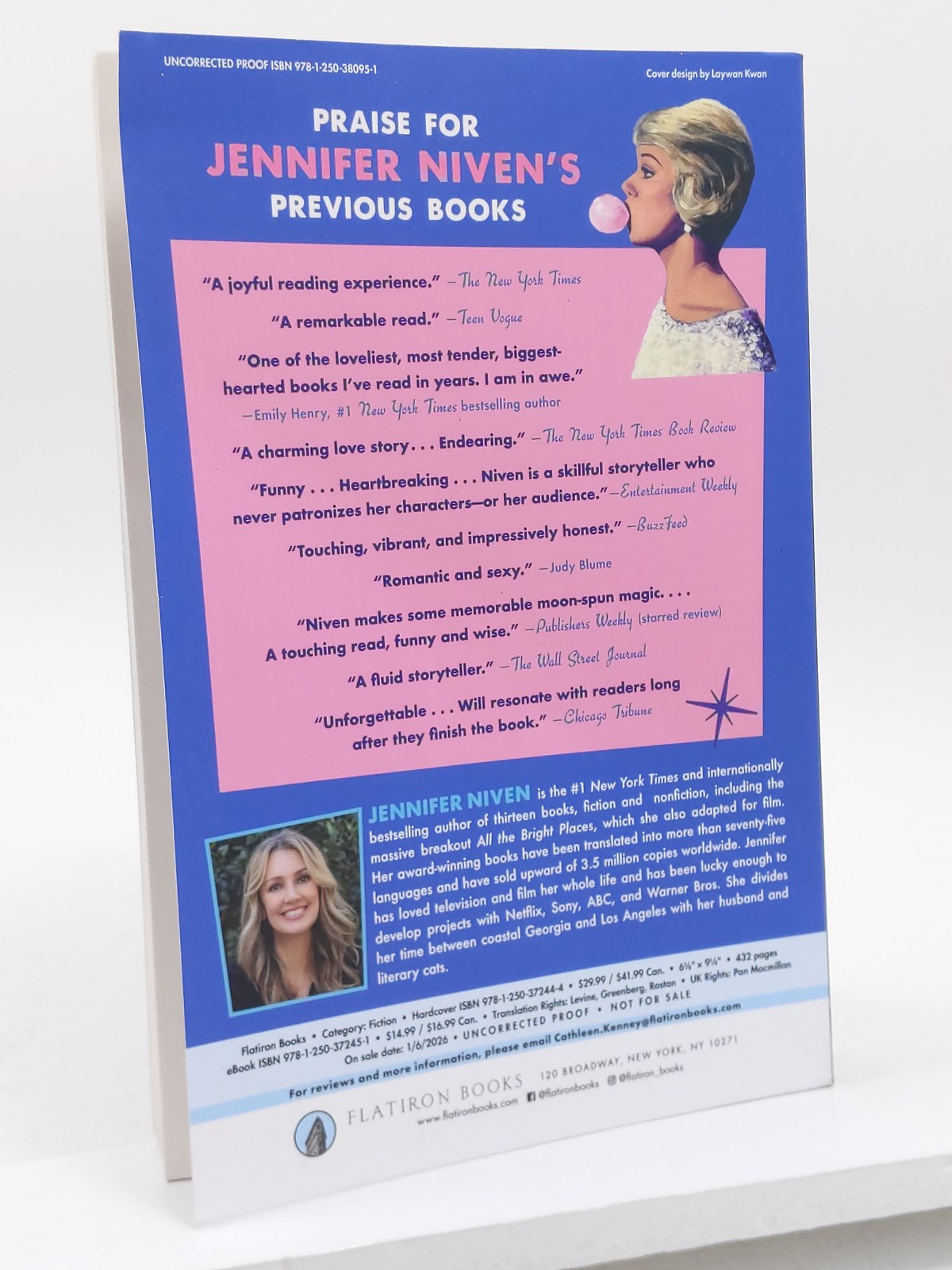 Meet the Newmans by Jennifer Niven ARC – Paperback