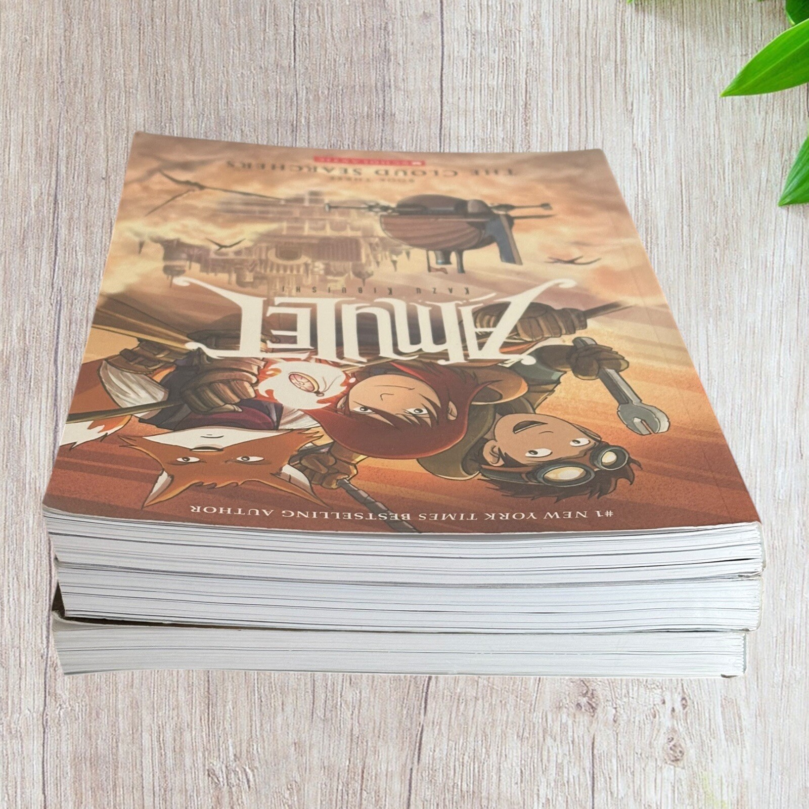 Amulet Books Series by Kazu Kibuishi Graphic Novels Preowned VGC Books 1, 2, 3