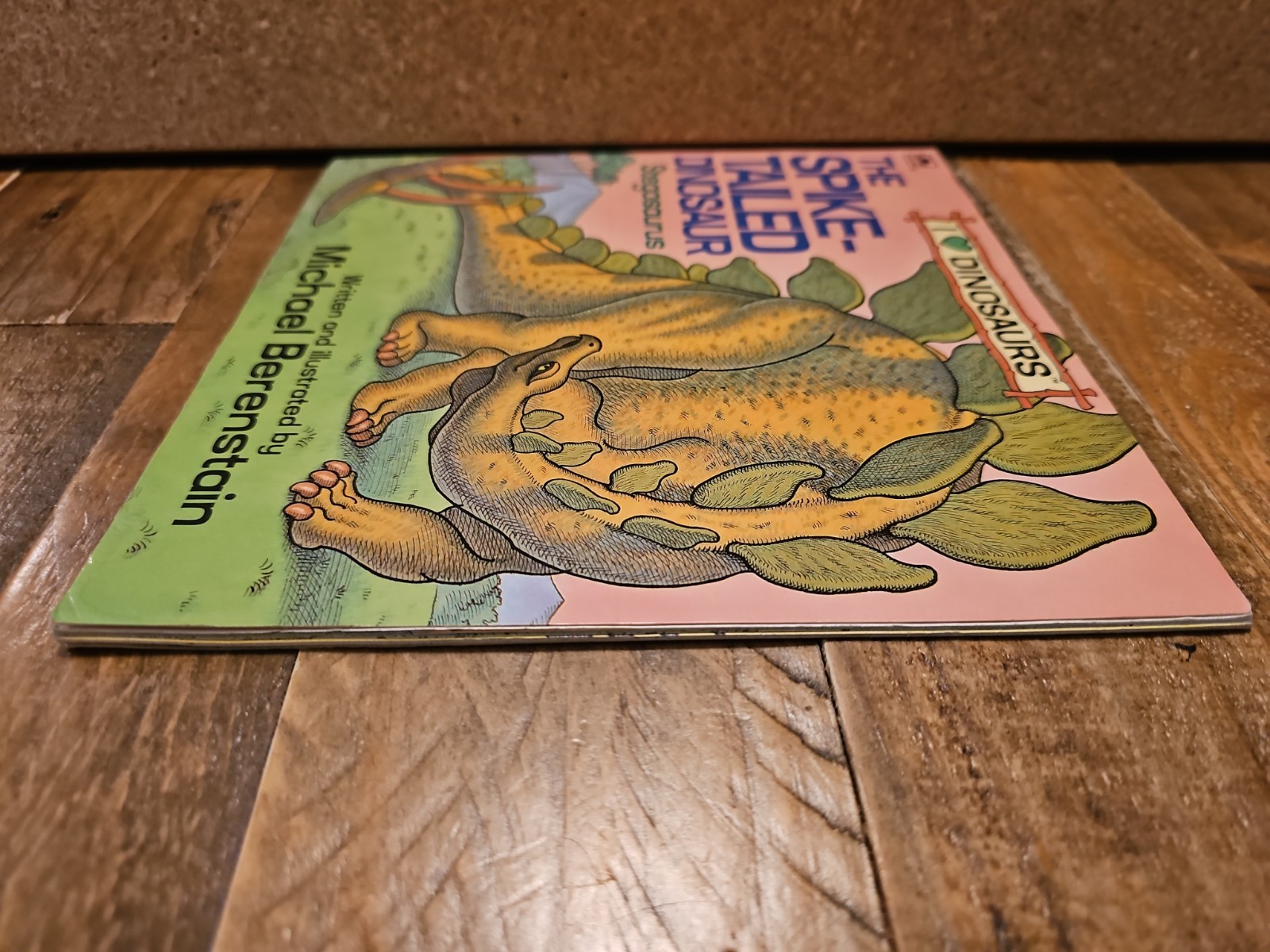 Golden Book The Spike-Tailed Dinosaur Stegosaurus by Michael Berenstain (1989)