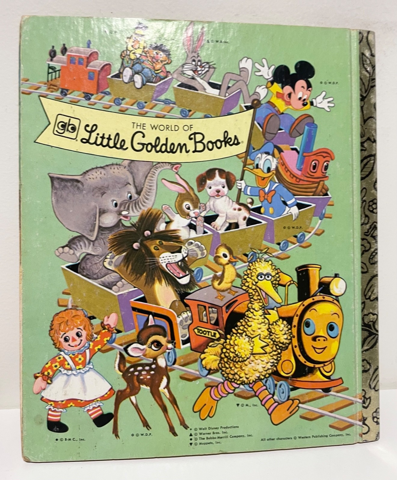 Mickey Mouse and Goofy The Big Bear Scare – 1978 – Little Golden Book – GC