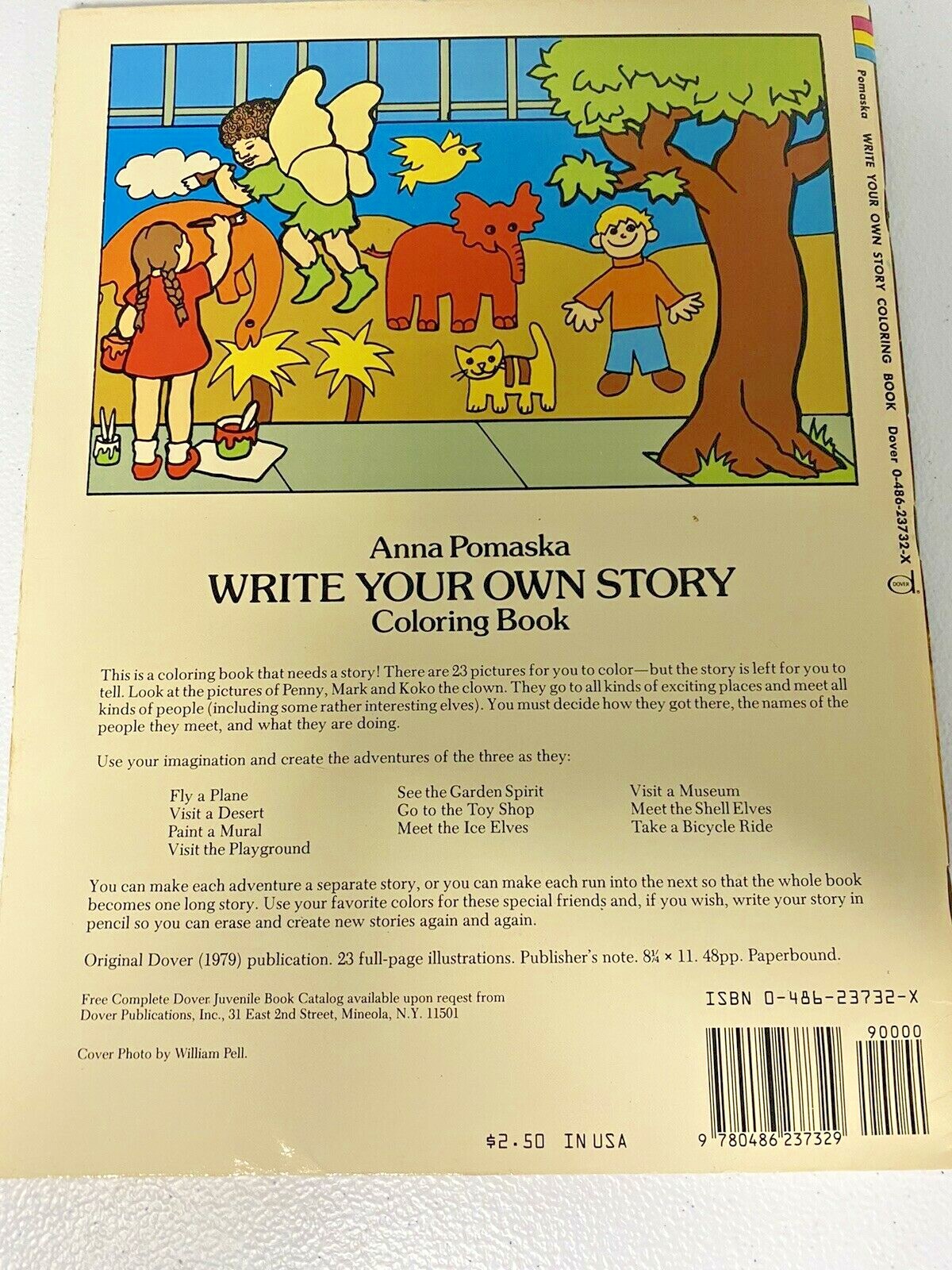 Dover Children’s Activity Bks.: Write Your Own Story Coloring Book by Anna Pomas