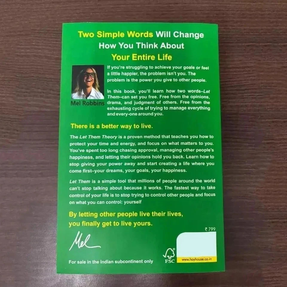 The Let Them Theory By Mel Robbins, Paperback