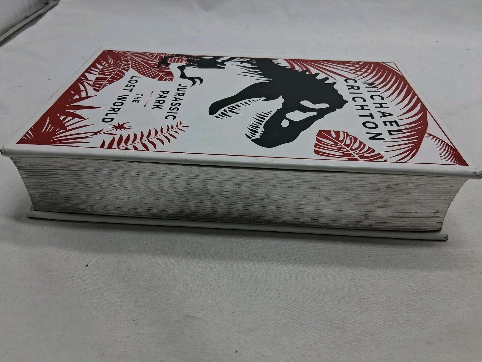 Jurassic Park & The Lost World – Hardcover Leather Bound (Barnes and Noble)