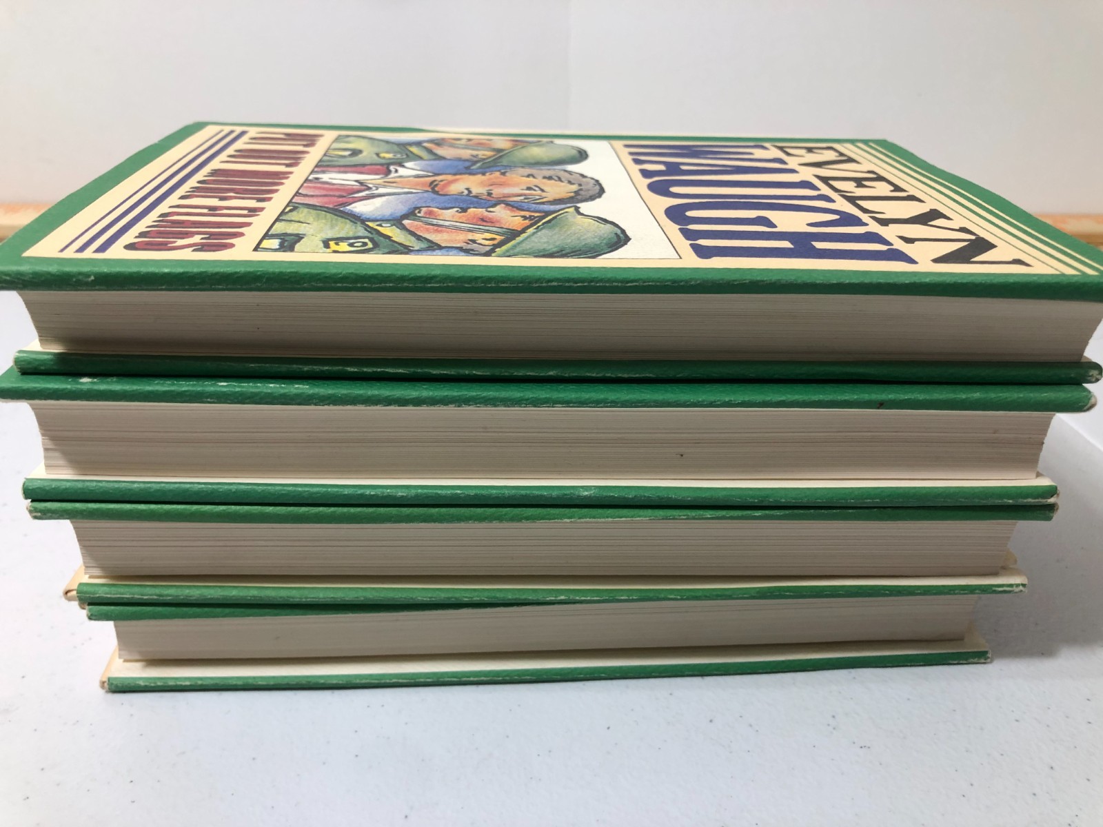 Lot 4 Evelyn Waugh Books VTG 1979 HC/DJ Scoop Brideshead Vile Bodies More Flags