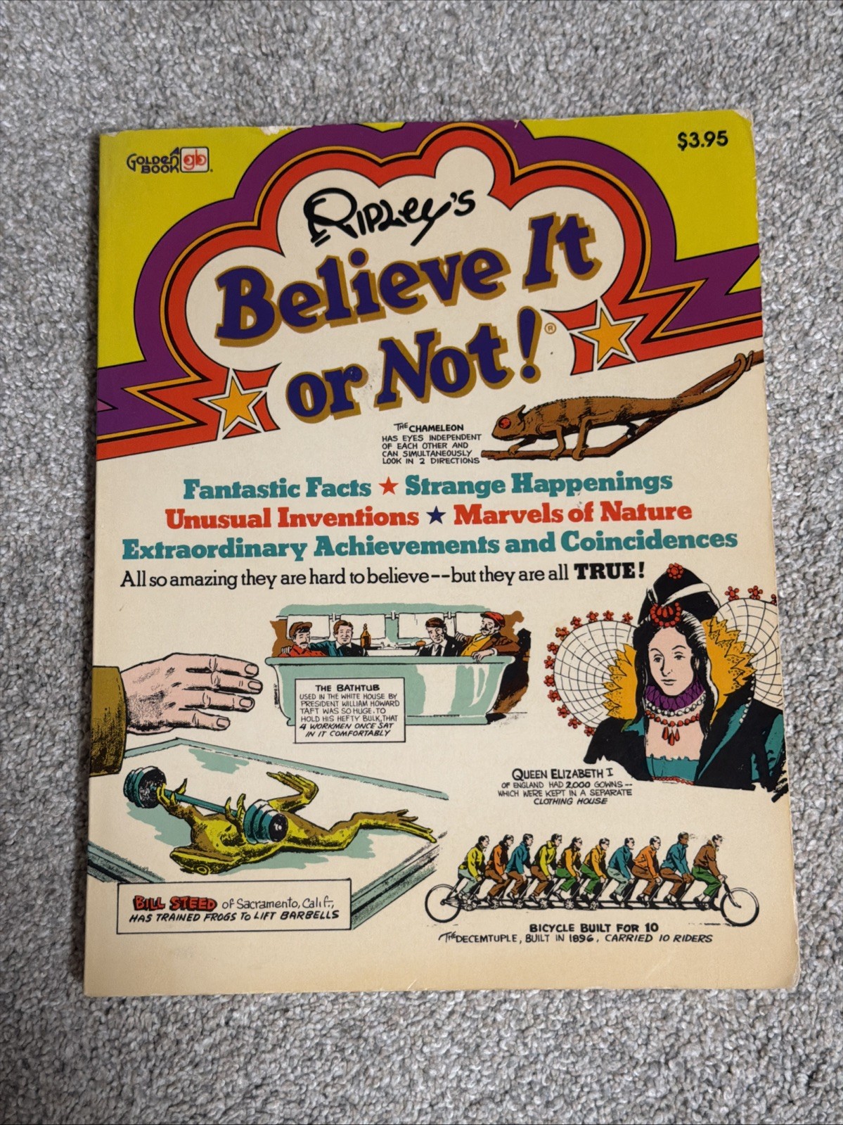 Ripleys Believe It Or Not Golden Books Paperback First Golden Press Edition