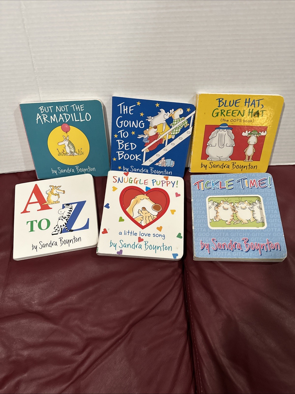 Lot of 6 Sandra Boynton Board Books for Children’s/ Kids/ Toddler *Random Mix*