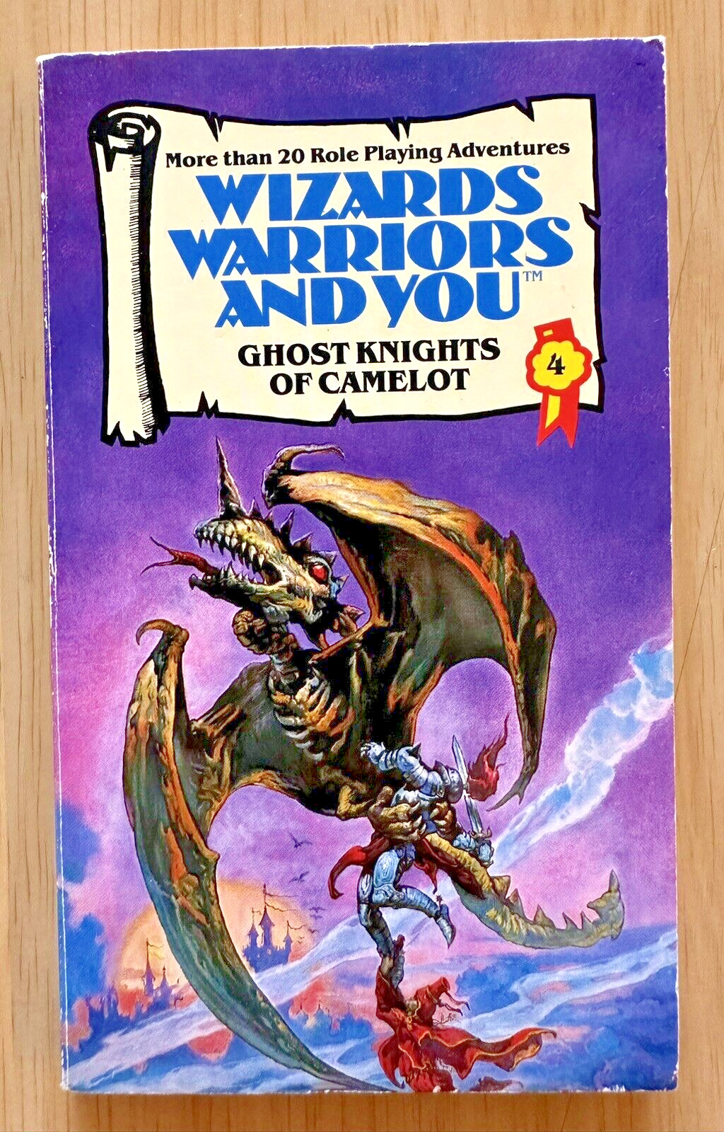 Wizards Warriors and You ~ Ghost Knights of Camelot ~ 4 ~ First Printing ~ Corgi