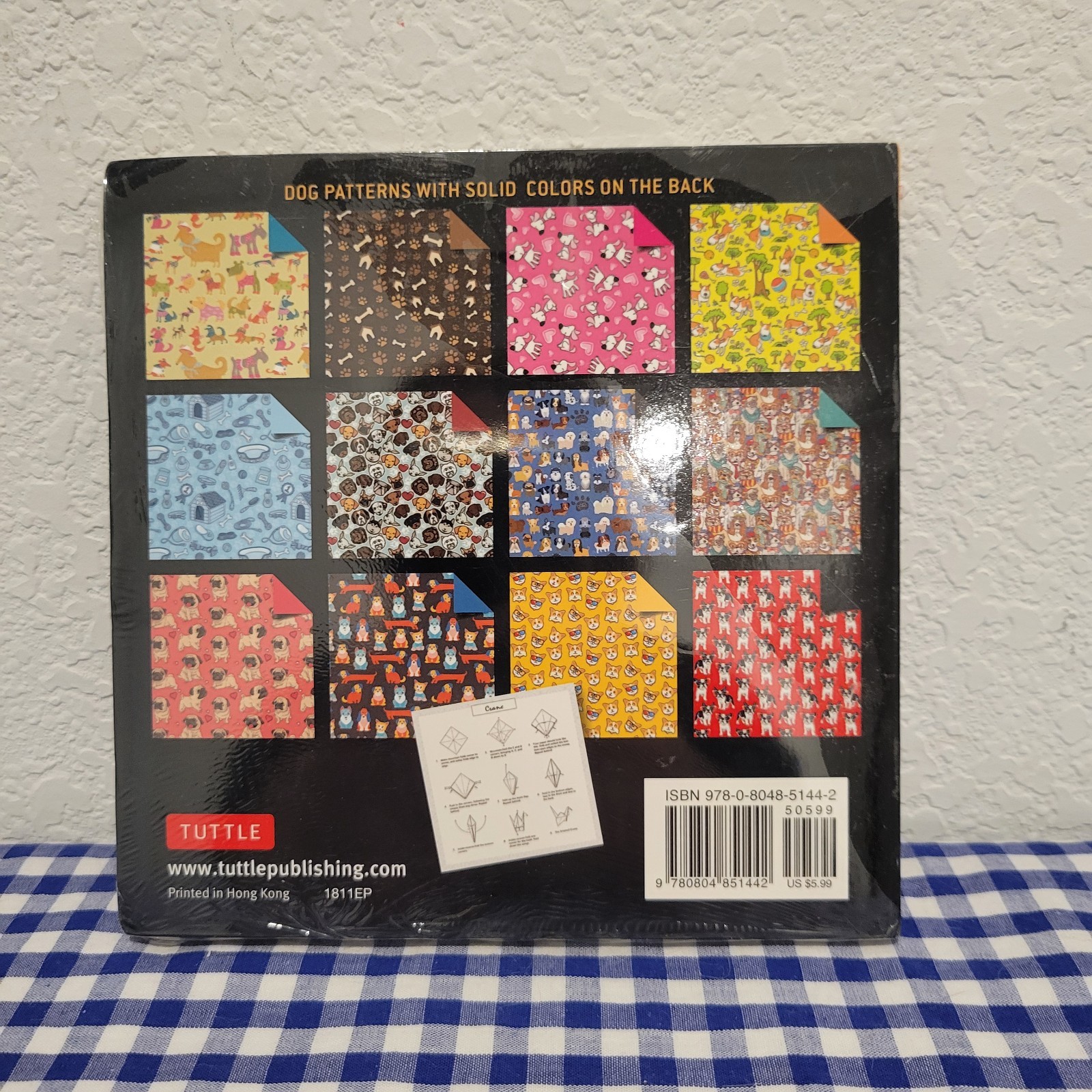 Origami Paper 100 sheets Dog Patterns 6″ (15 cm) – NEW/SEALED