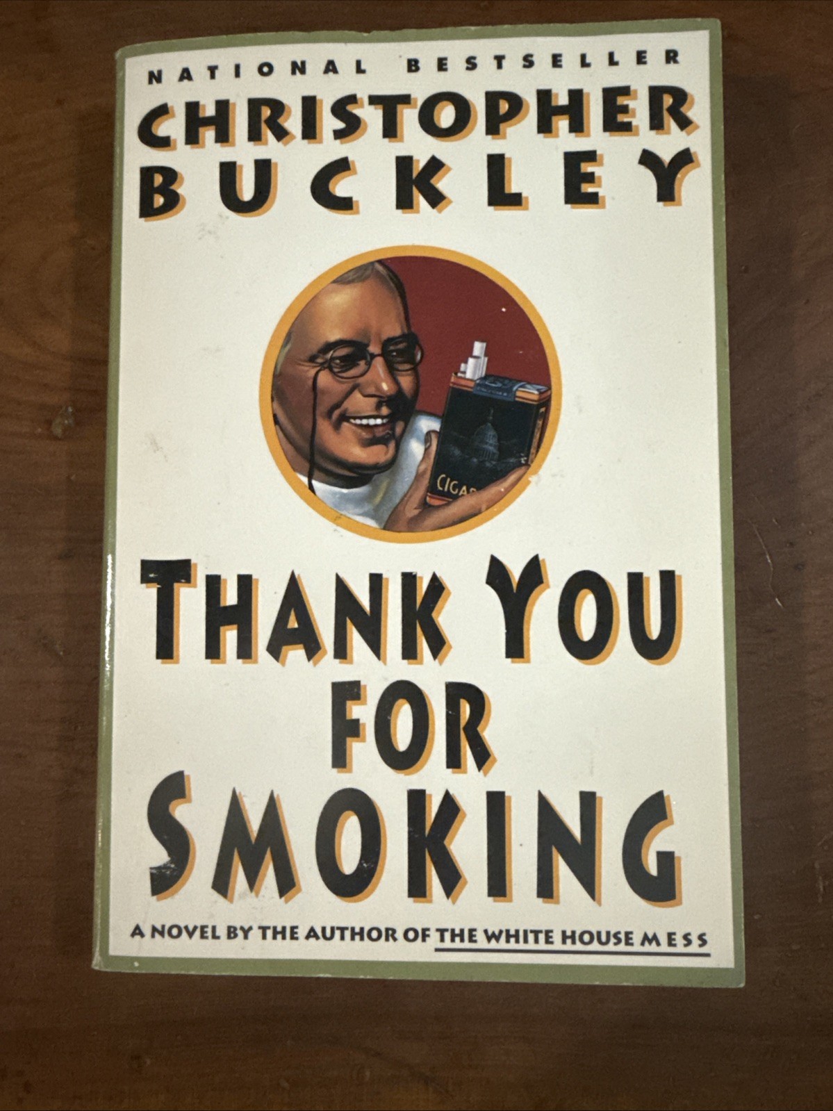 Thank You for Smoking by Christopher Buckley (1995, Trade Paperback)