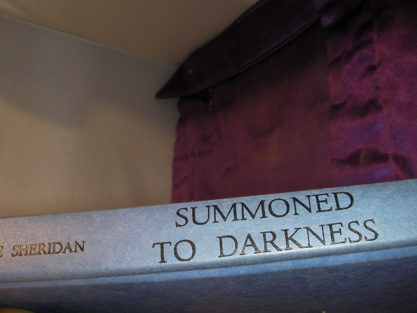 HB HC Book Summoned to Darkness Anne-Marie Sheridan 1978 Simon & Schuster