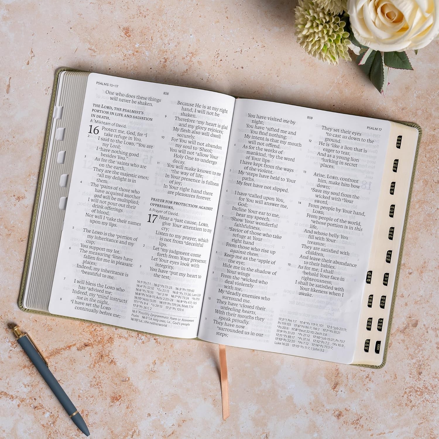 Easy-to-Read NASB Super Giant Print Reference Bible – Durable & Indexed Edition