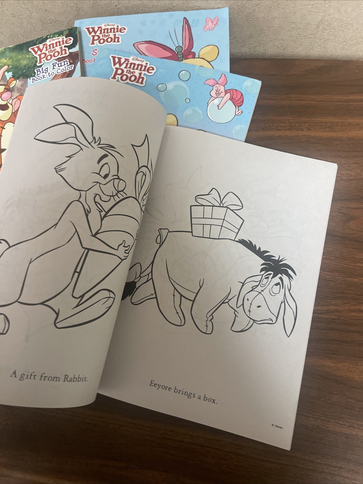 HUGE Winnie The Pooh Bear Disney Coloring Book 10 Lot Friends Are Fun New