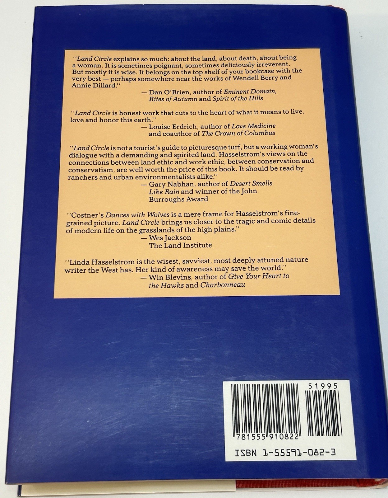 Land Circle: Writings Collected from the Land by Linda Hasselstrom 1st Edition