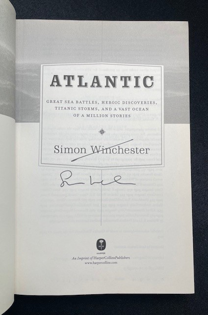ATLANTIC – Simon Winchester (Signed/First Edition)