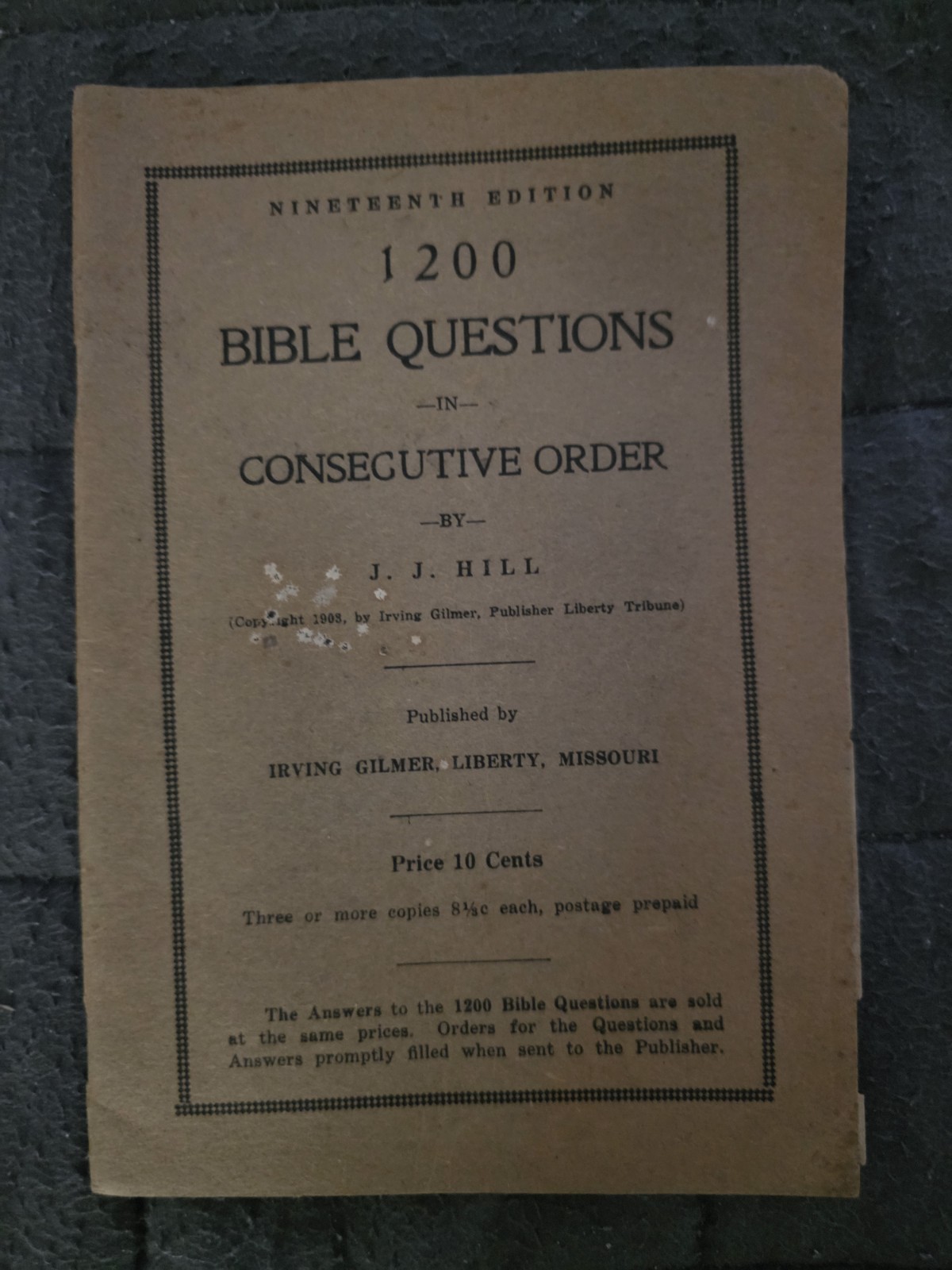 1200 Bible Questions
