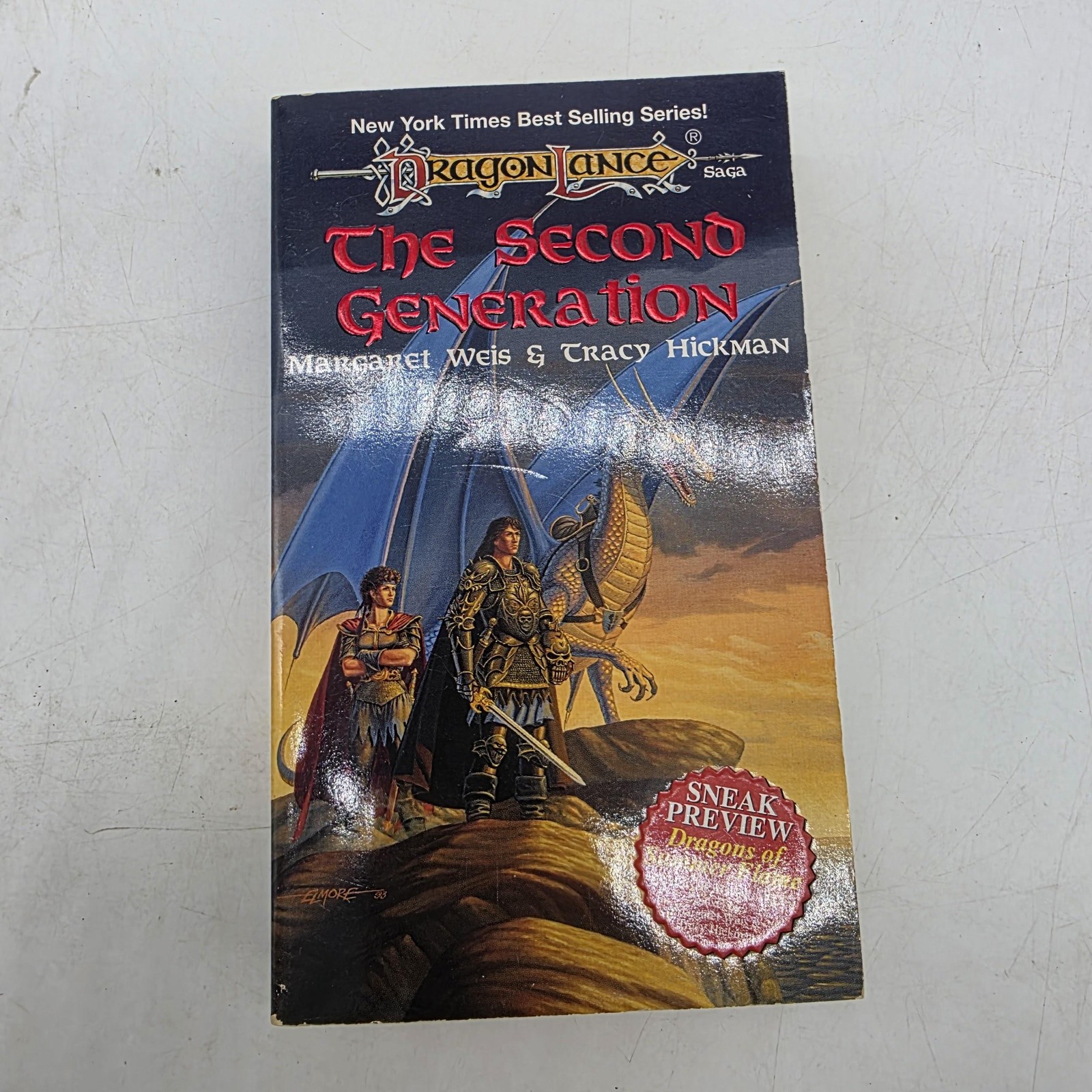 Vintage Dragonlance Reign Of Istar Weis TSR PB Lot Fantasy Novels Multicolor