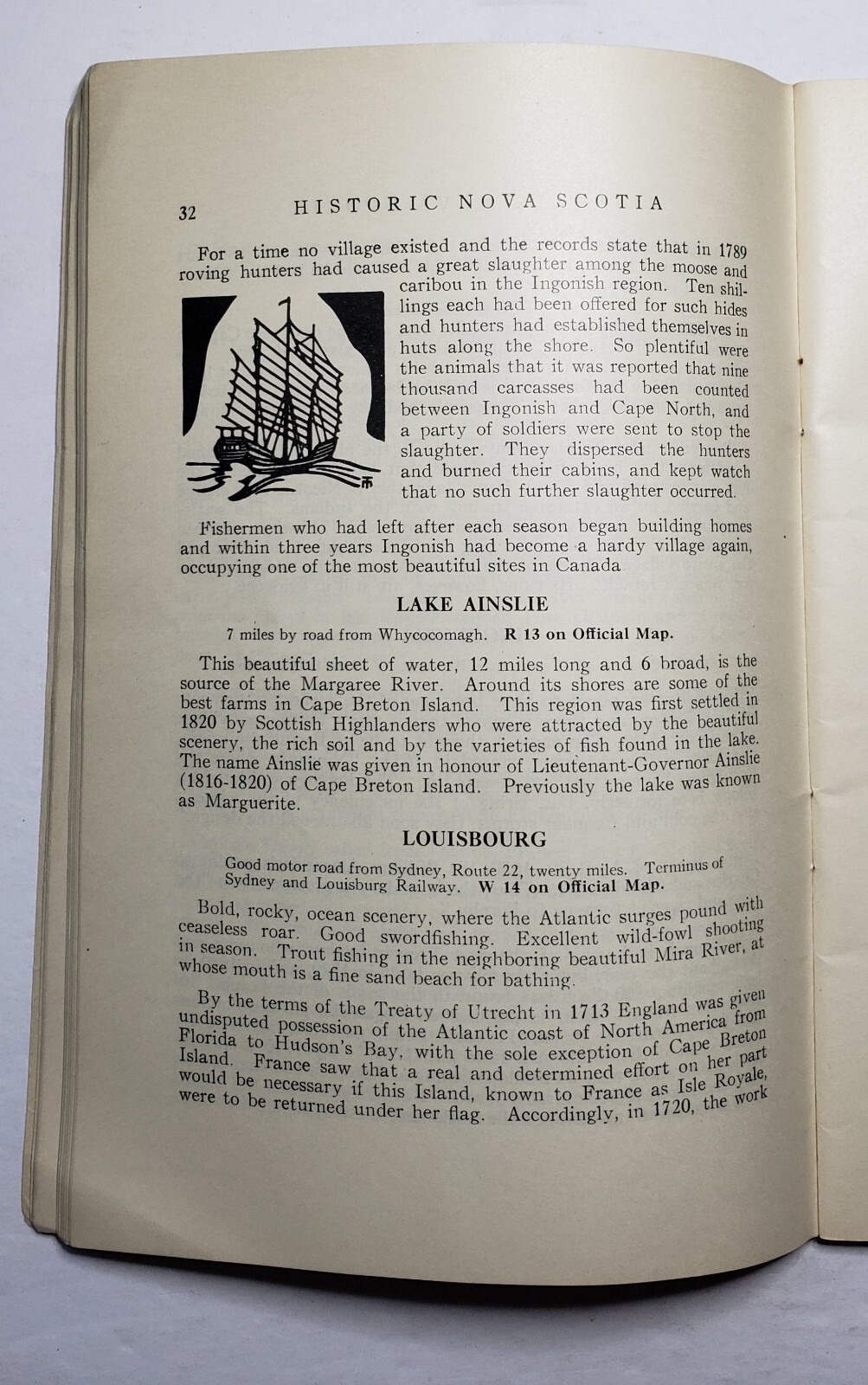 Historic Nova Scotia 1930s 5.5″ x 8.5″ 116 Pages Paperback Government of N.S.