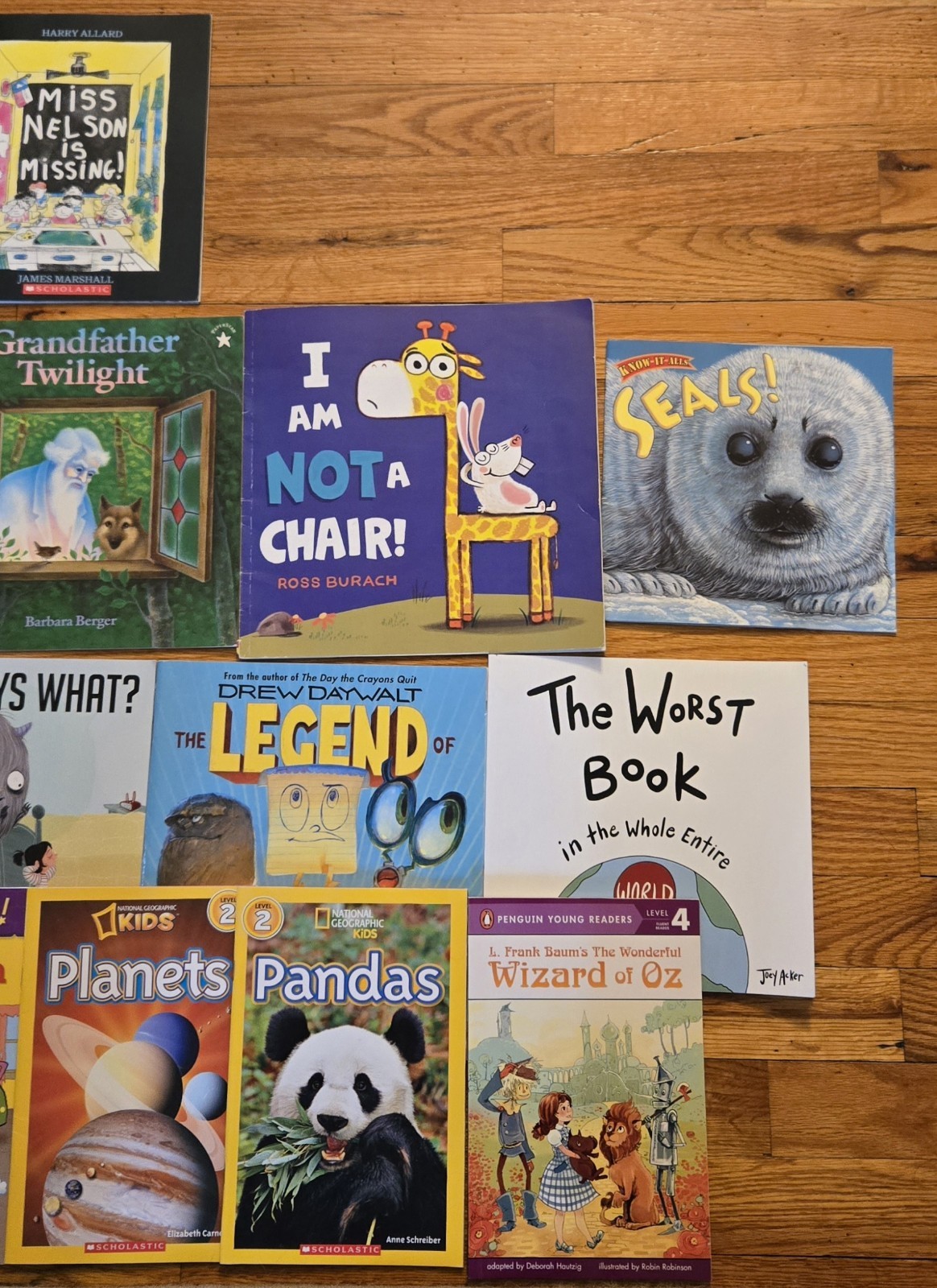 Random Lot of 18 Children’s Reading Books Scholastic National Geographic Etc