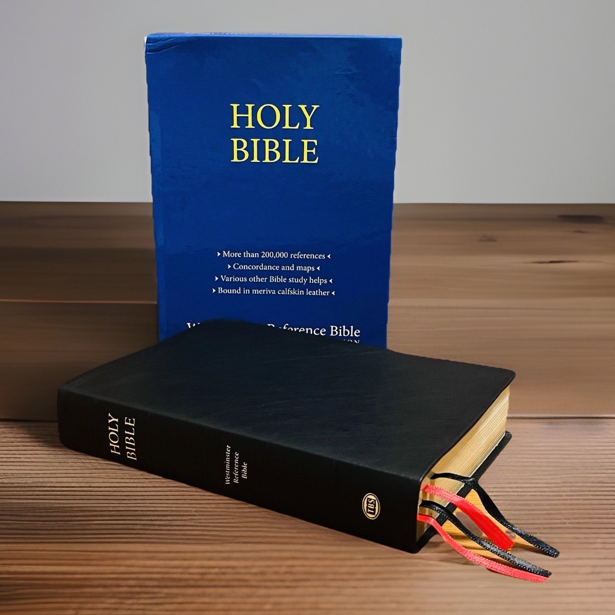 Westminster Reference Bible Premium Calfskin Leather Cover KJV (TBS) *BRAND NEW*
