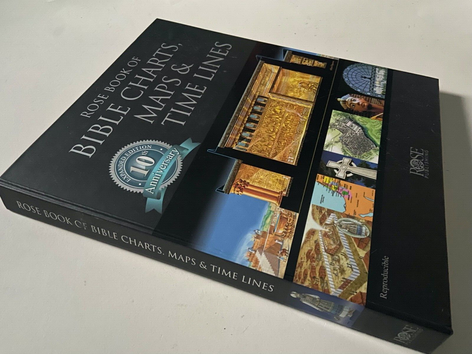 Rose Book of Bible Charts, Maps, & Time Lines (Spiral Bound Hardcover) VERY GOOD