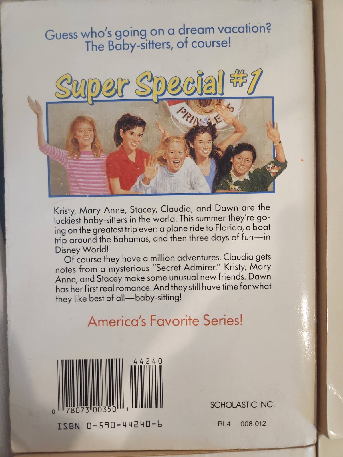 Babysitter’s Club Ann M. Martin Vintage Book Lot Of 10 Super Specials #1-10