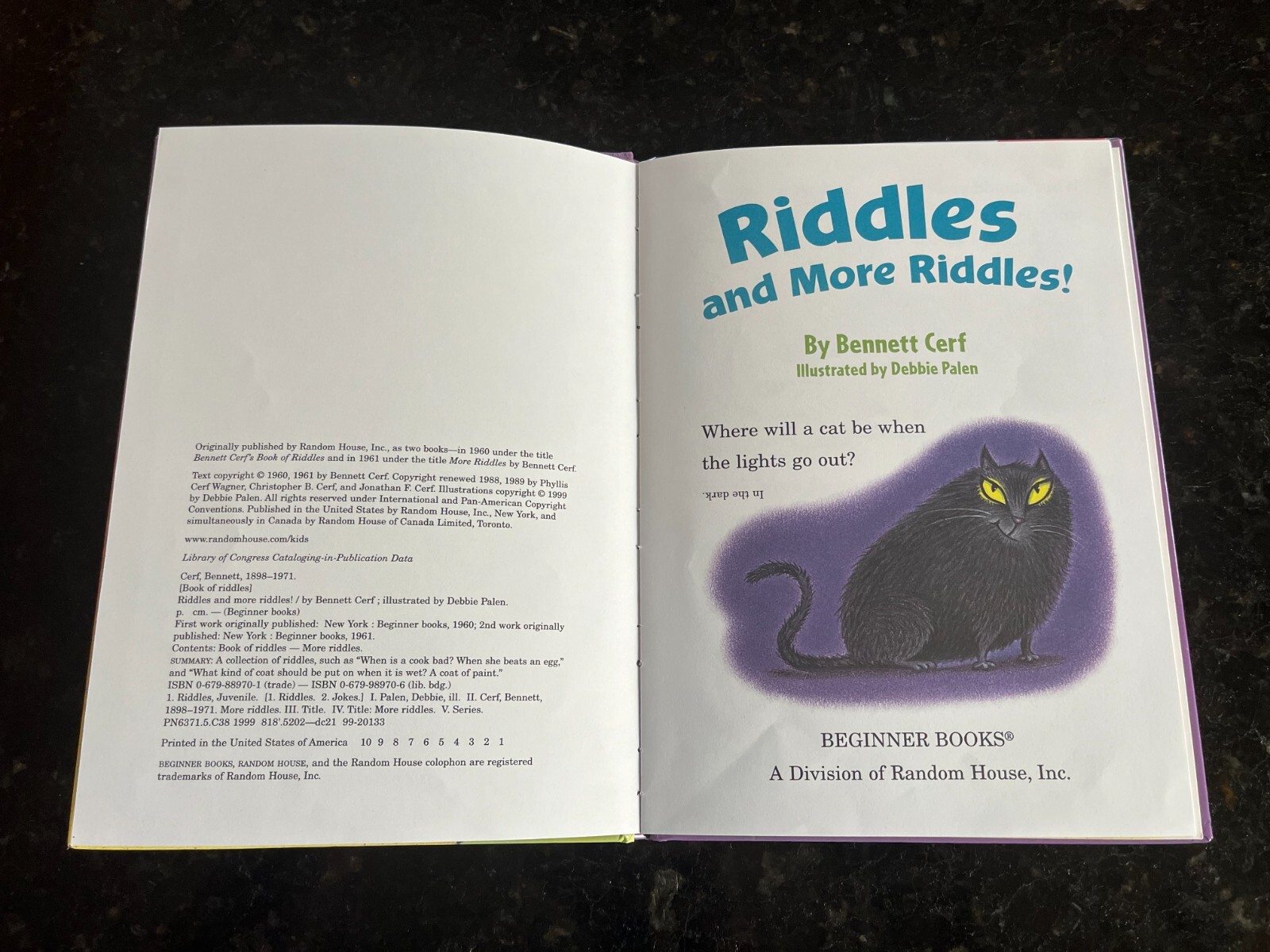 Riddles and more riddles by Bennett Cerf Seuss Beginner Book HC 6.75″x9.25″ #2