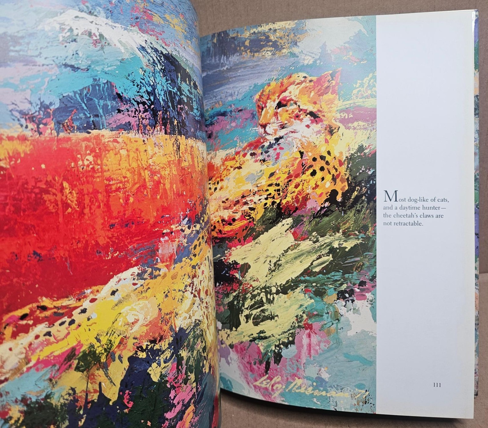 INSCRIBED / SIGNED LeRoy Neiman on Safari by LeRoy Neiman 1997 Hardcover
