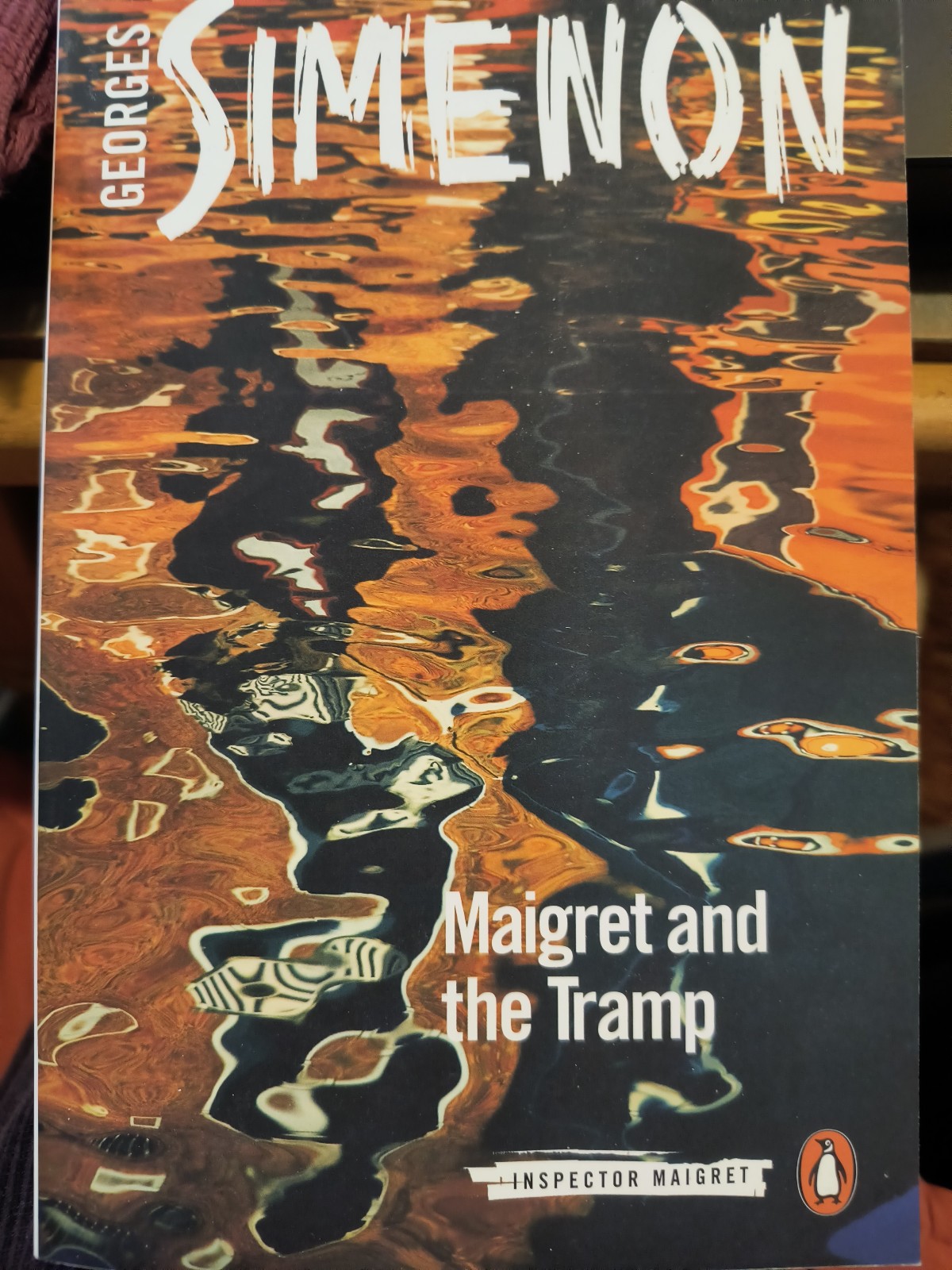 Simenon, Maigret and the Tramp, Penguin paperback, 1963, 146 pages