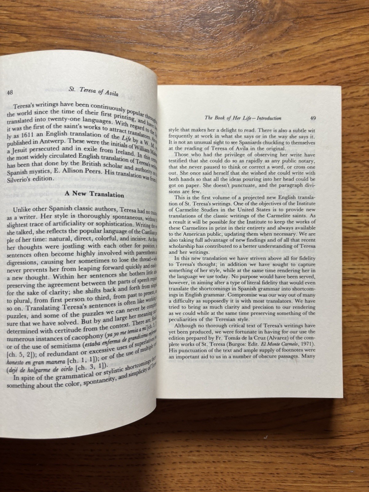 Collected Works of St. Teresa of Avila, Vol 1, Spiritual Testimonies Soliloquies