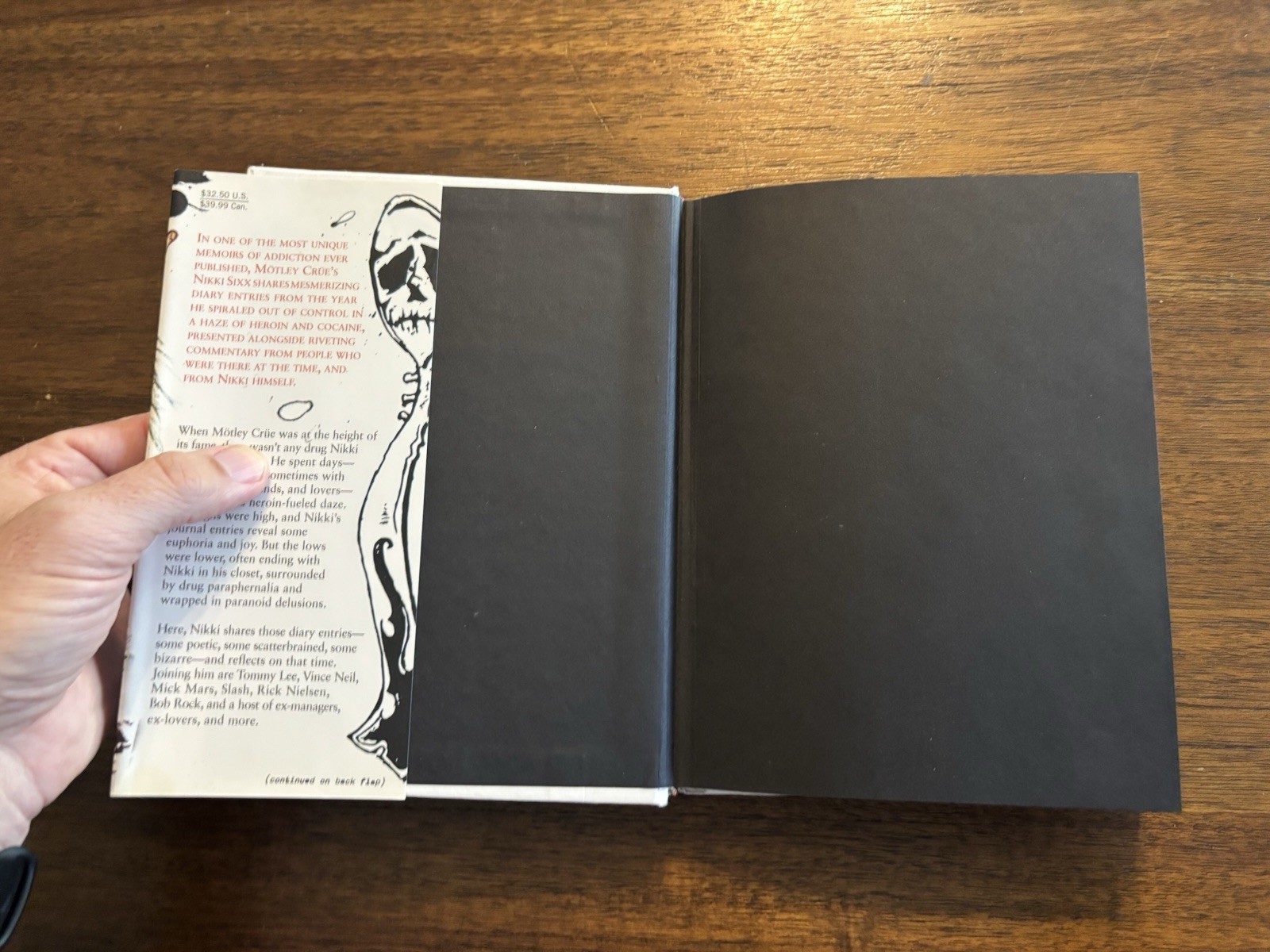 The Heroin Diaries By Nikki Sixx 1st Printing First Edition 2017 HCDJ