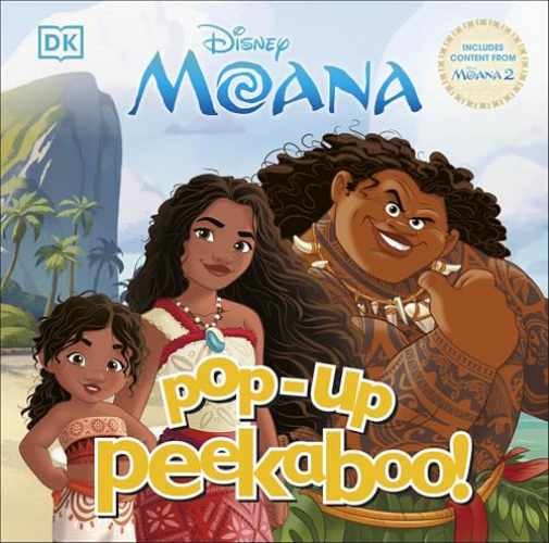 Pop-Up Peekaboo! Disney Moana – Board book, by DK – Very Good