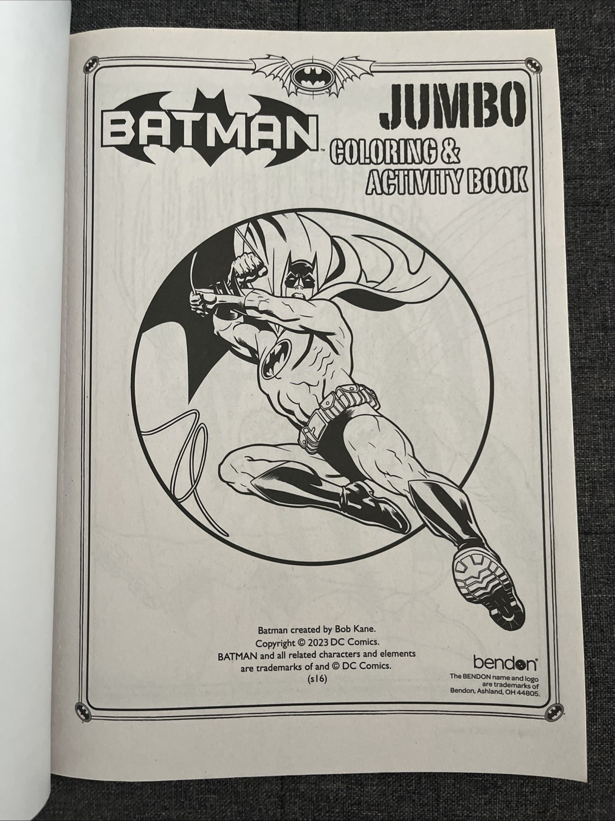 Batman Jumbo Coloring And Activity Book Dark Knight Robin Joker DC Comics