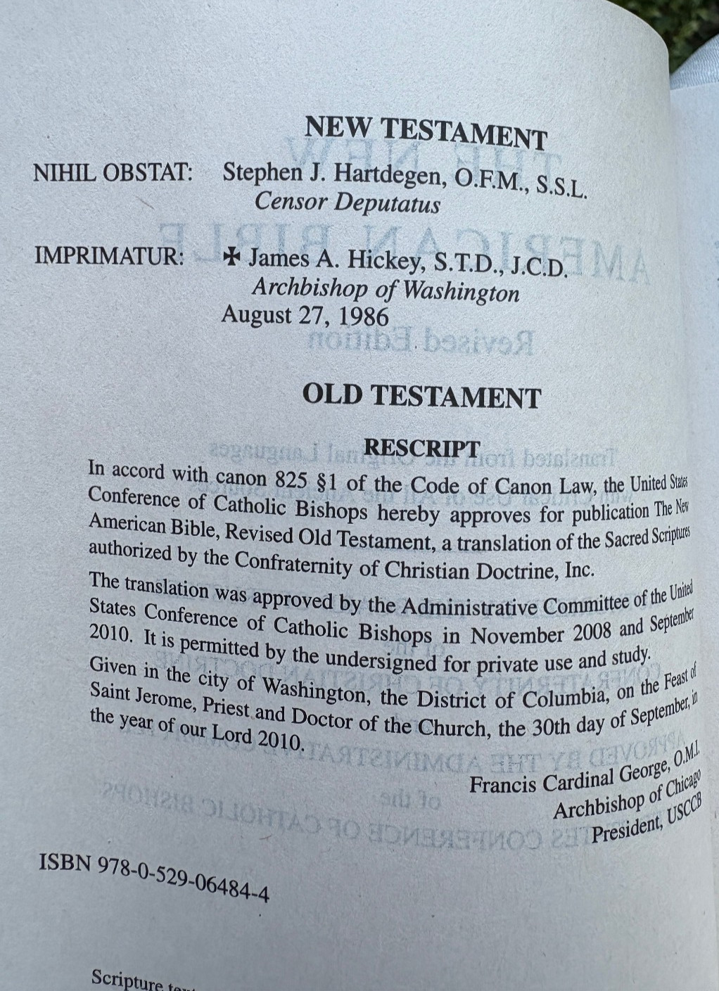 The New American Bible Revised Edition by World Catholic Press – Brand New