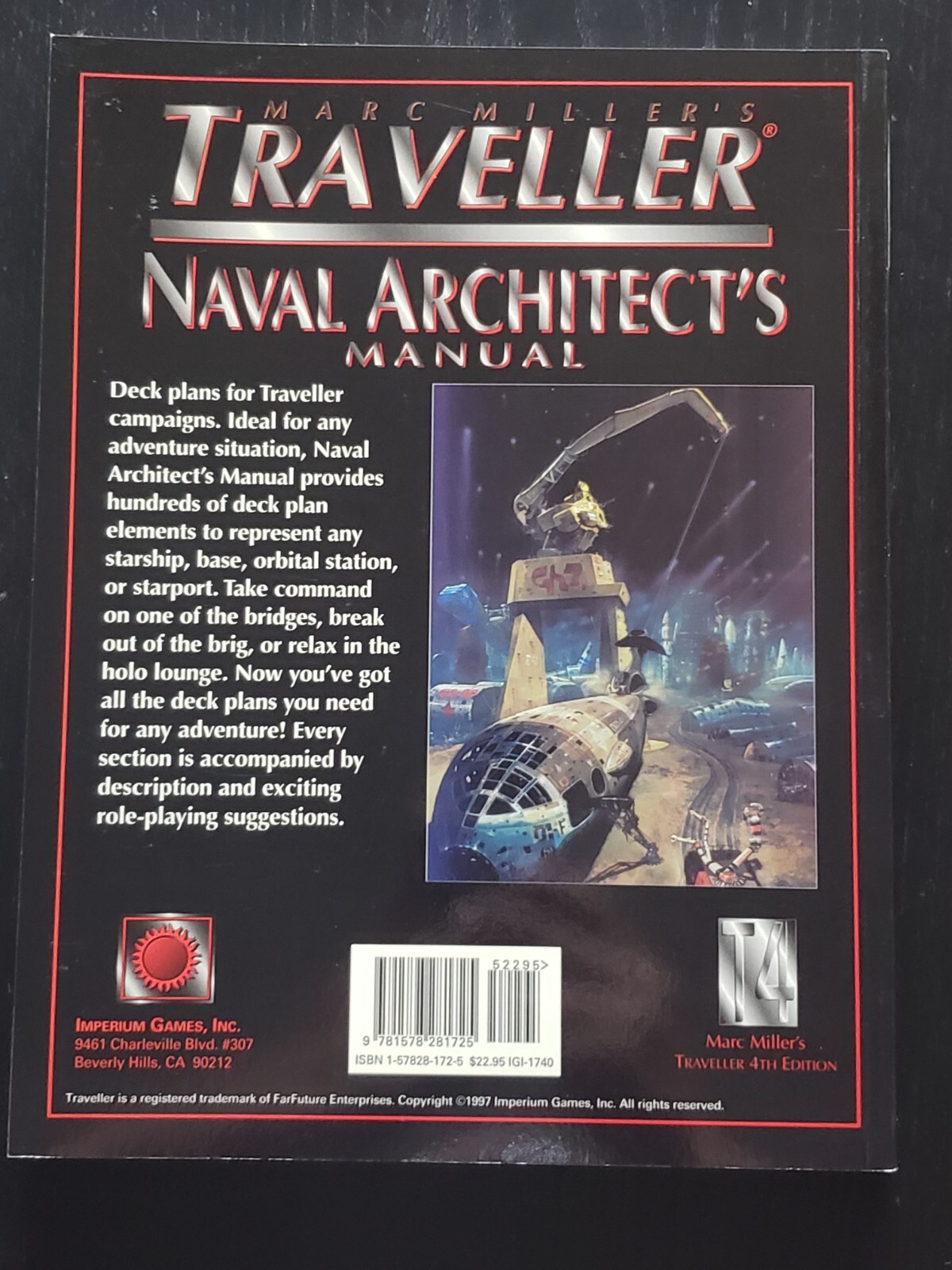 Marc Miller’s Traveller NAVAL ARCHITECT’S MANUAL 4th Edition Softcover