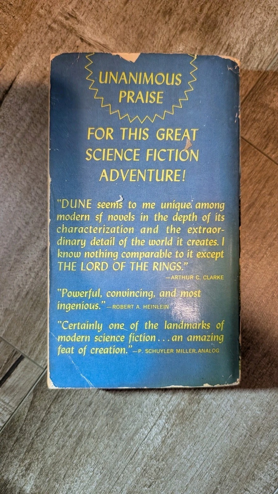 DUNE Frank Herbert 1965 vintage Paperback $1.25 Ace Book 17261