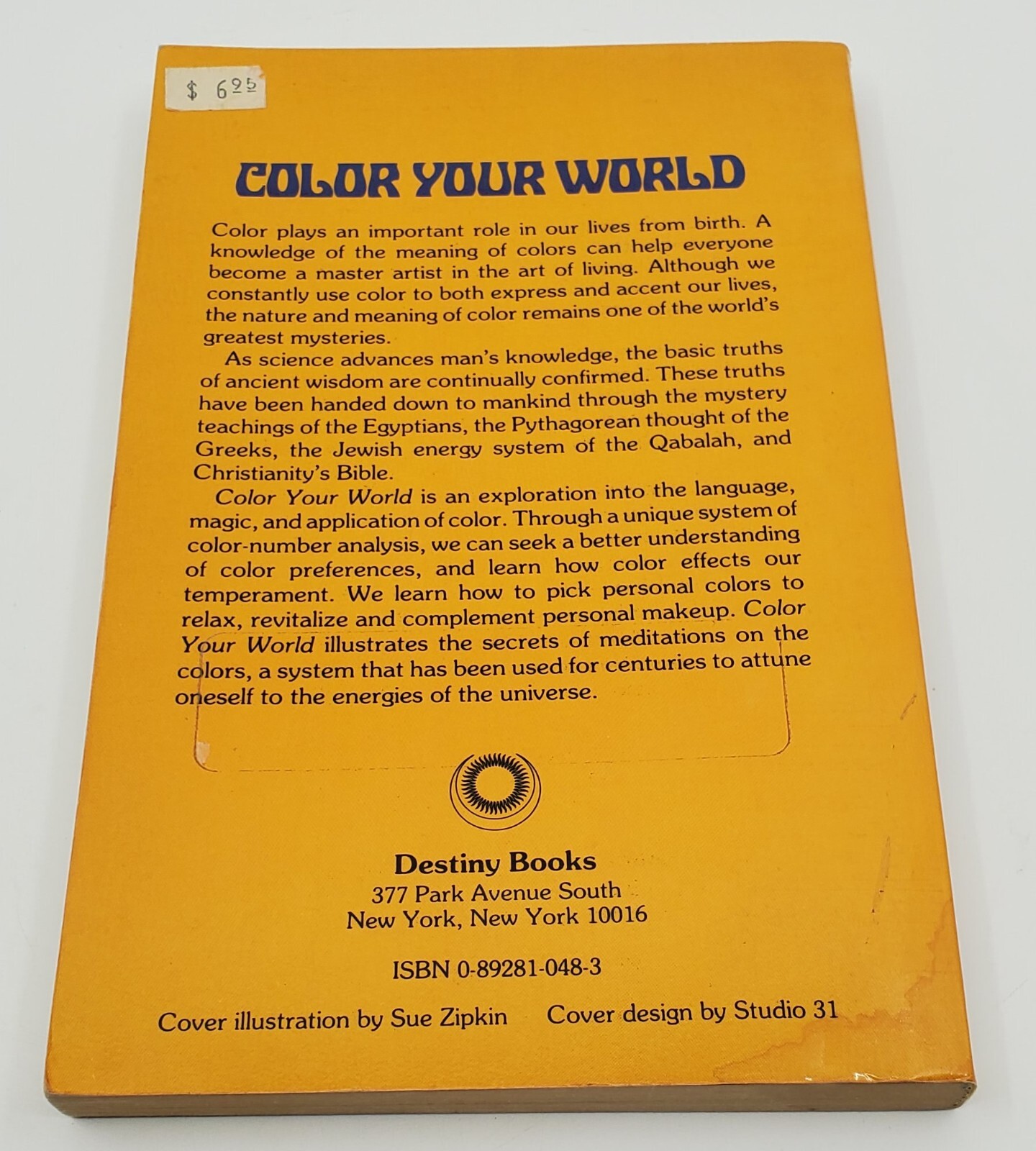 Color Your World by Frank Don 1983 Destiny Books Paperback *RARE