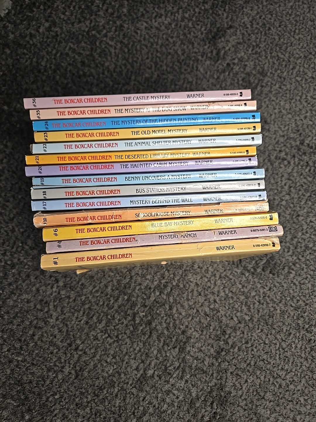 Vintage The Boxcar Children Book Lot of 14 Paperback Books by Gertrude Warner