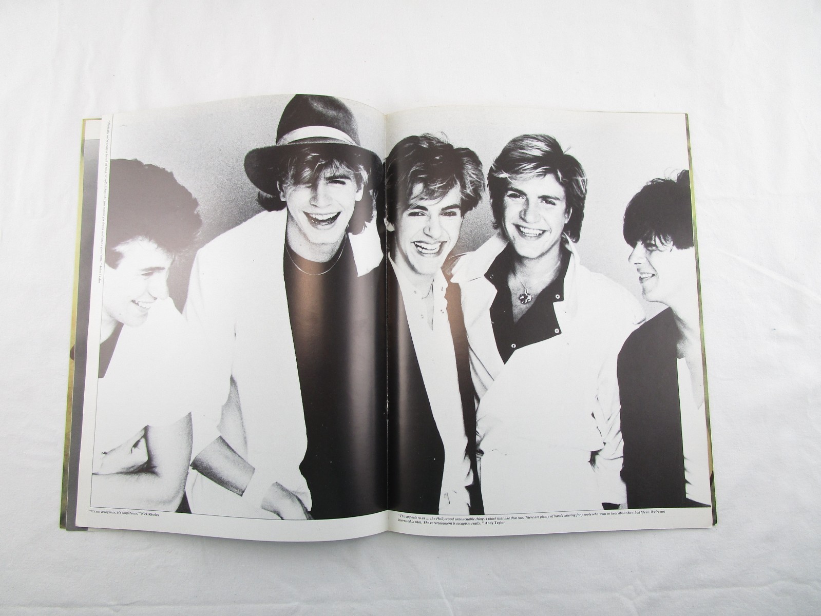Duran Duran The Book Of Words & The Official Lyric Book Used