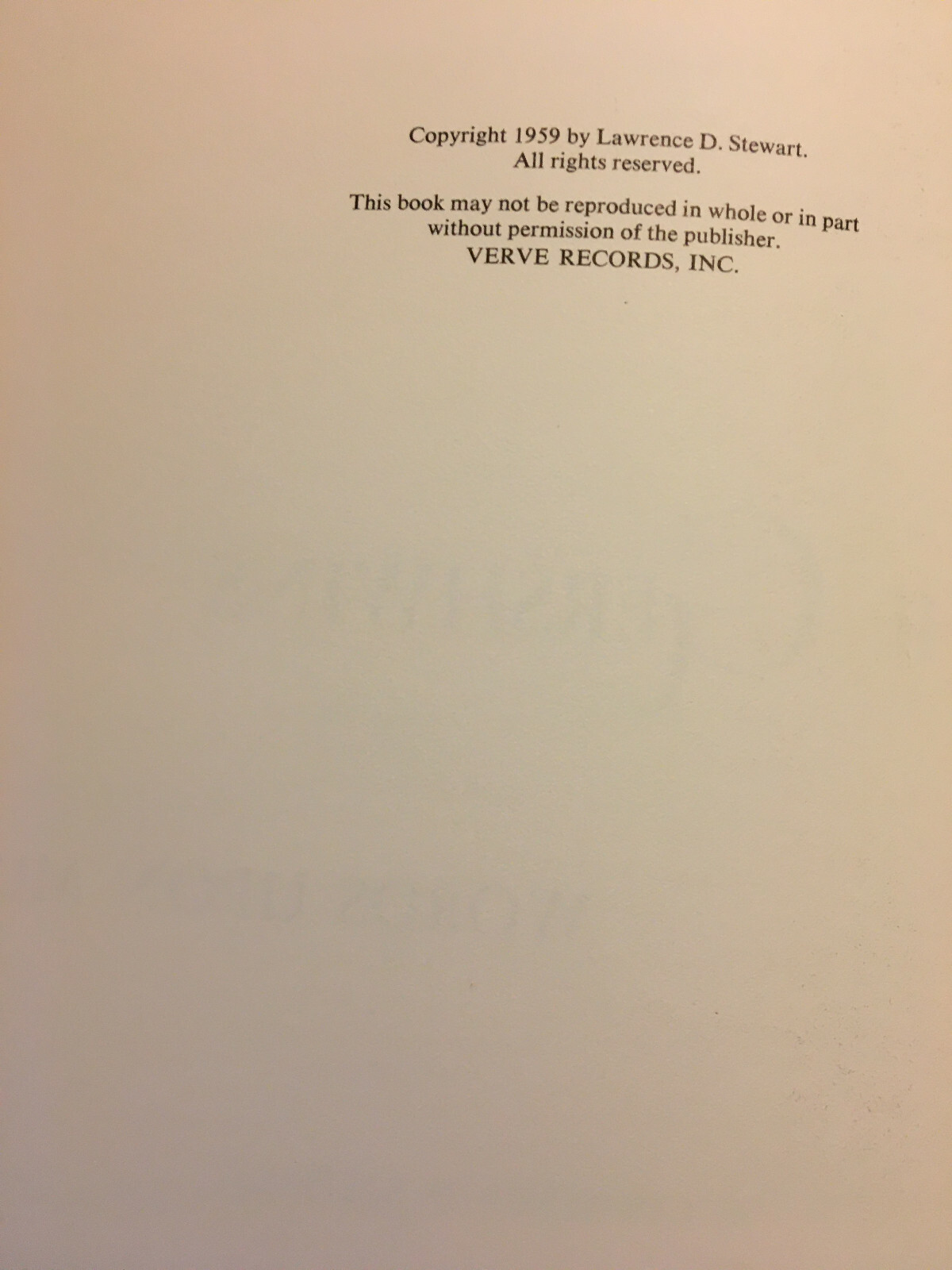 The Gershwins, Words Upon Music, HC Book, Stewart, 1959