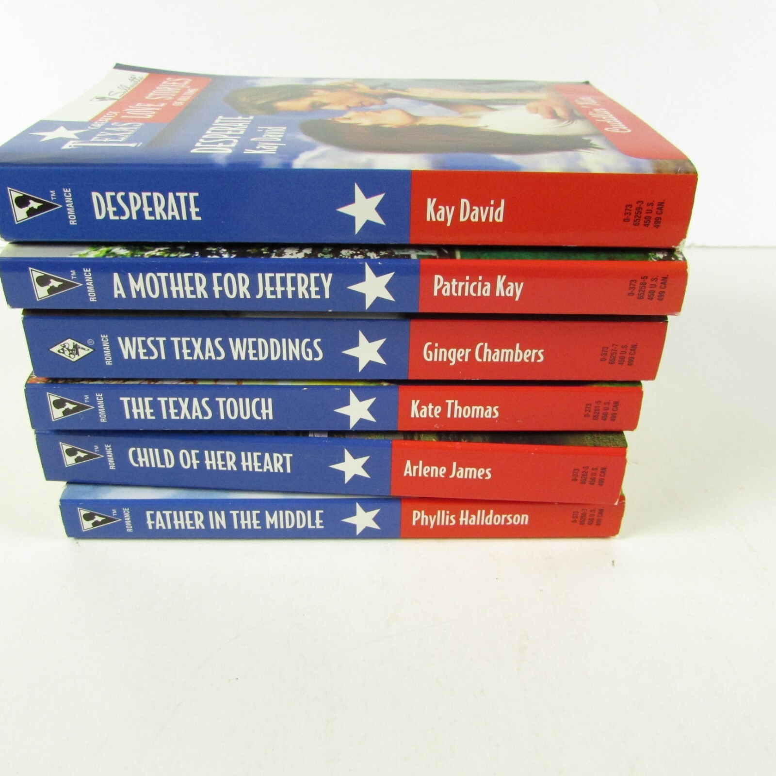 Lot of 6 Vintage Texas Love Stories Cuddlin ‘Kin Paperback Books