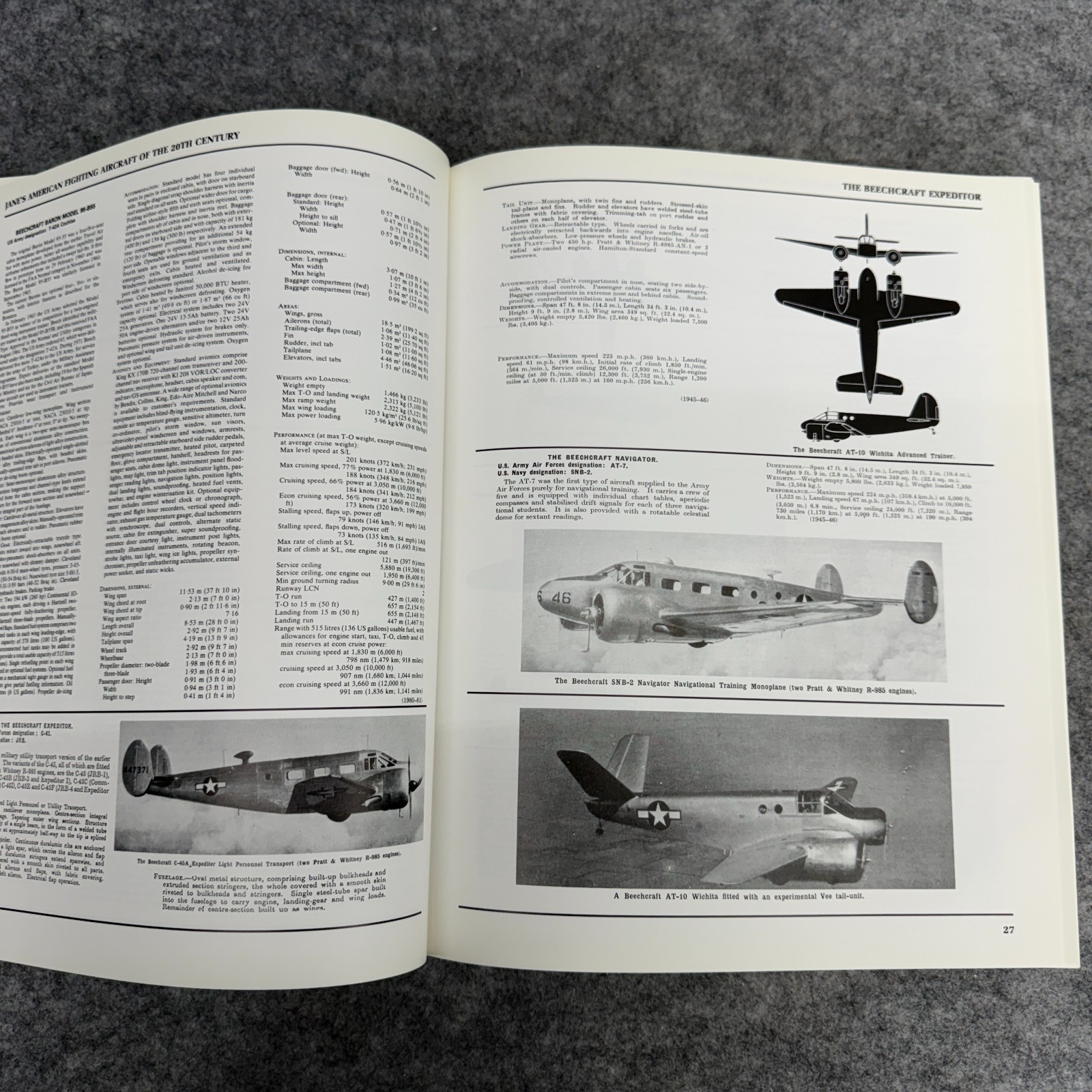 Jane’s American Fighting Aircraft of the 20th Century Michael Taylor Hardcover
