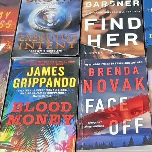 Bulk Lot of 6 Romance Fiction Novels Paperback Books from Random Authors