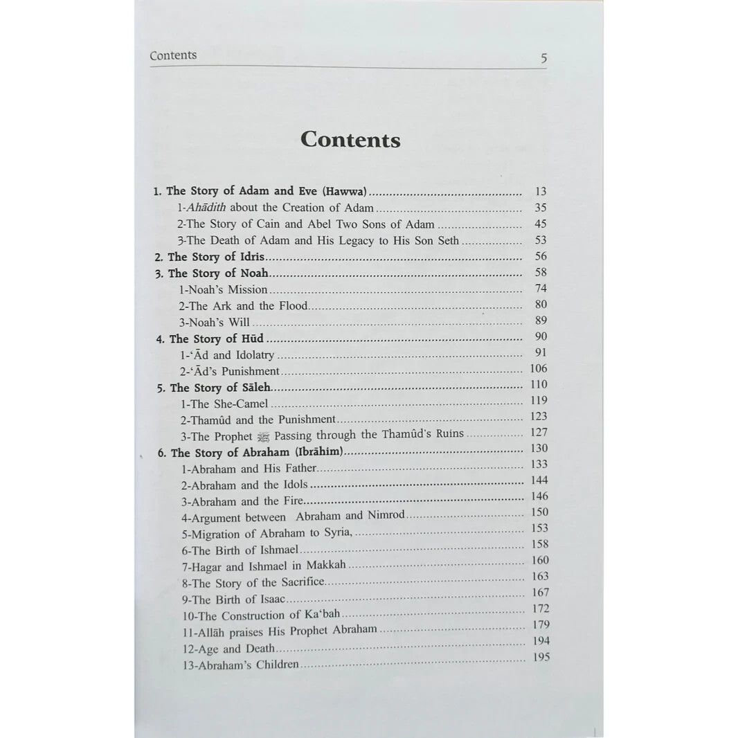 Stories of the Prophets By ibne kathir (Darussalam )