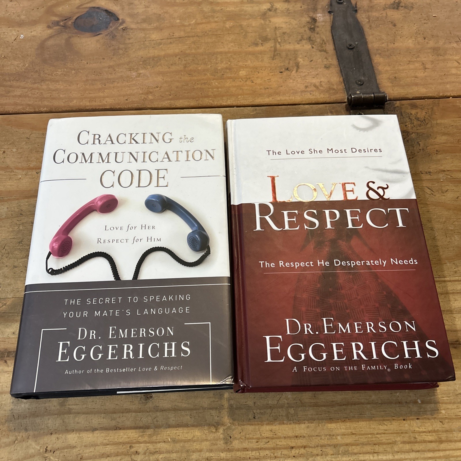 Lot of 2 Dr Emerson Eggerichs Love Respect Cracking Communication Code Christian